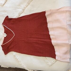 Deletta Rust and Peach Top